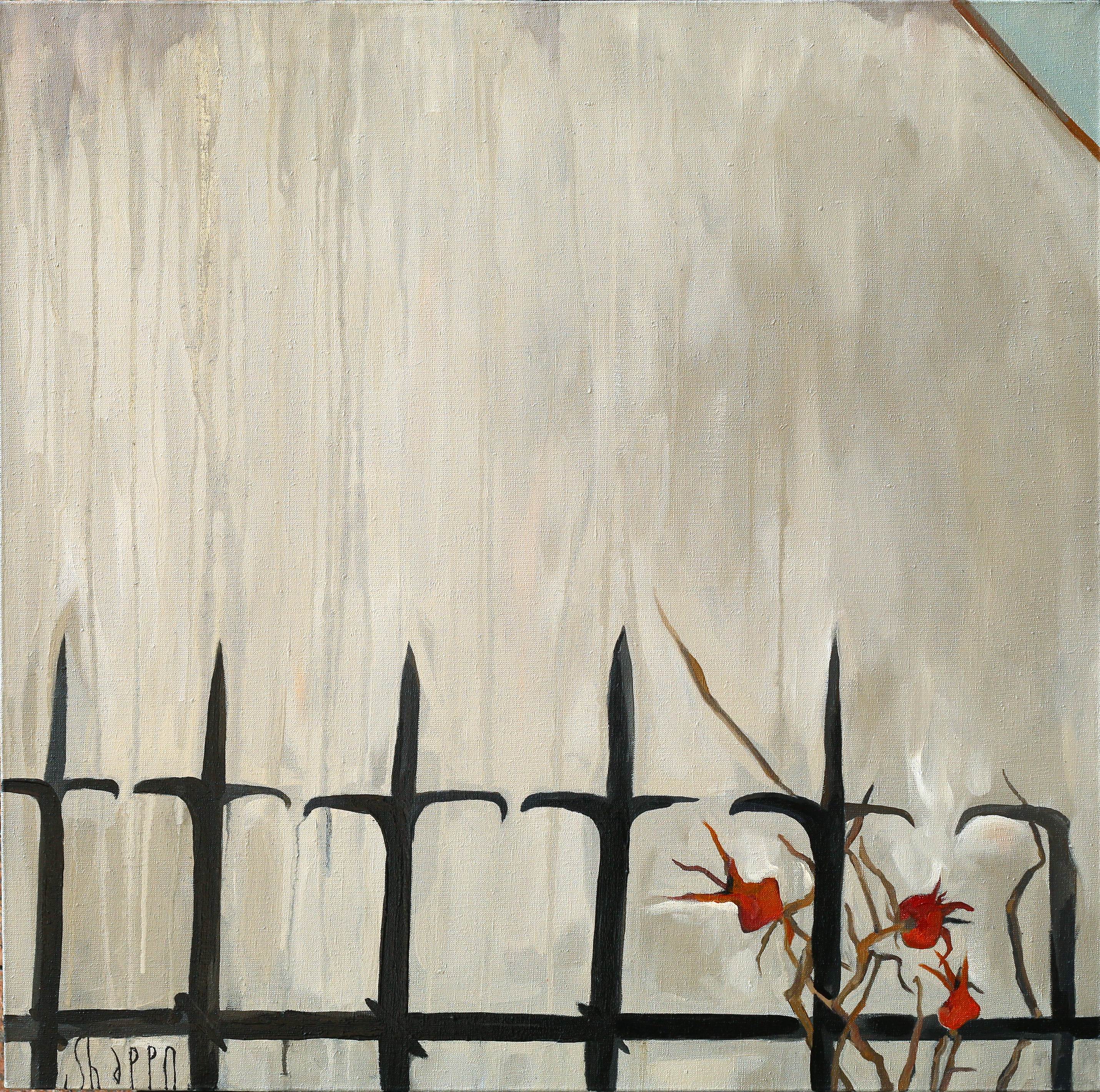GATE. canvas. oil. 80X80 cm.